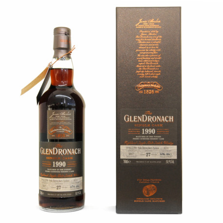 Glendronach 1990 27Y Single Cask 1014 50.9% Batch 16