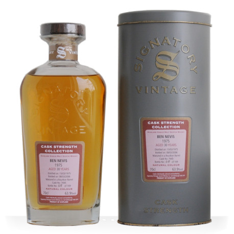 Ben Nevis 1975 30Y Signatory Vintage Cask 7445 63.9%