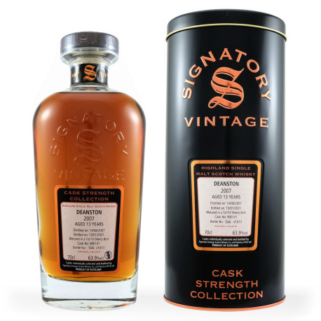 Deanston 2007 13Y Signatory Vintage Cask 900141 63.9%